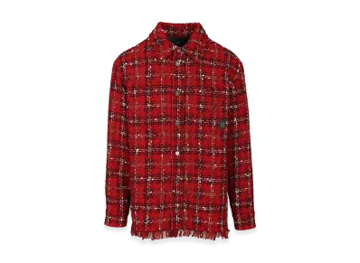 AMI PARIS Flannel Jacket "Red"