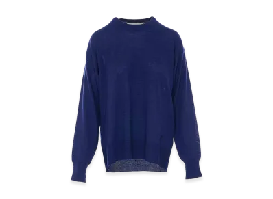 AMI PARIS Women's Ami De Coeur Sweater "Blue"