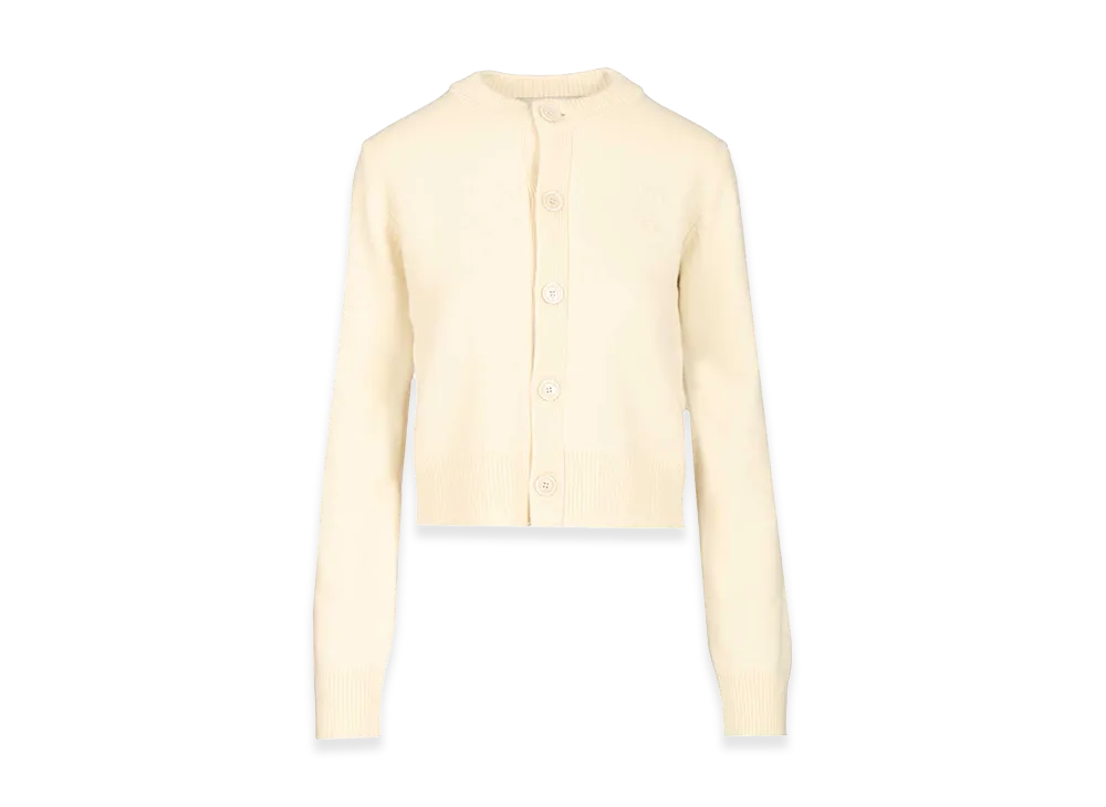 AMI PARIS Women's Crew Neck Cardigan 