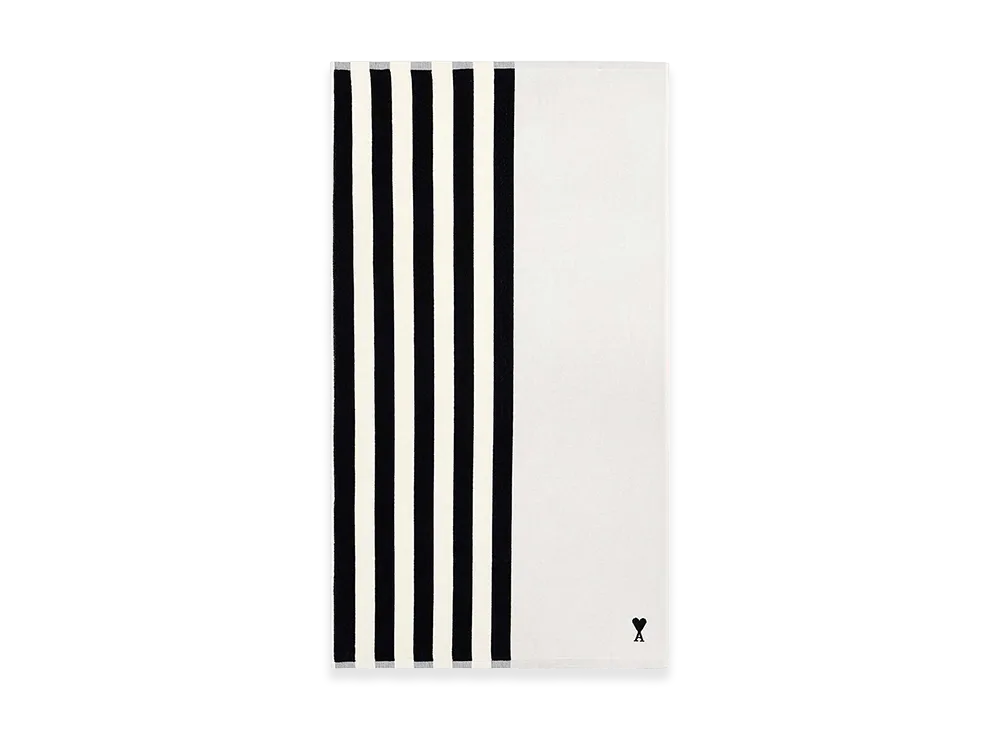 AMI PARIS Cotton Beach Towel "Cream"