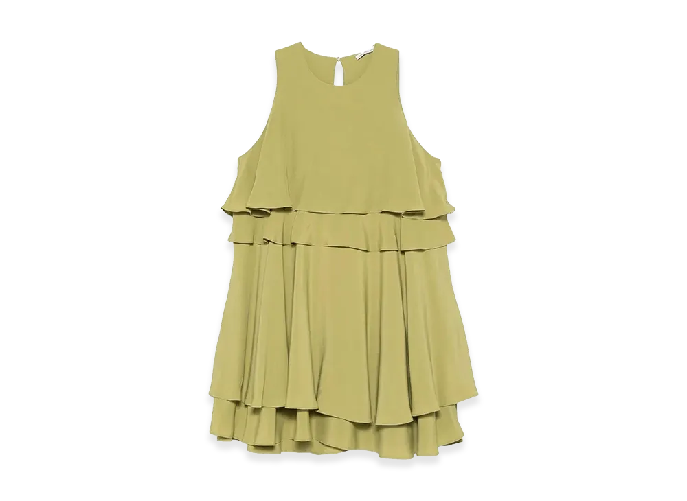 AMI PARIS Mini Sleevless Dress "Green"