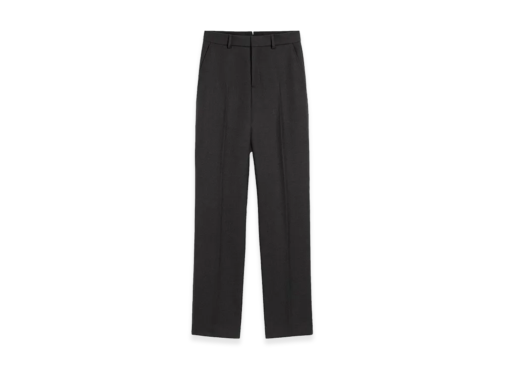 AMI PARIS Women's Wool Large Fit Trousers "Gray"