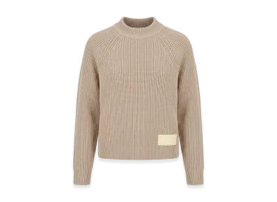 AMI PARIS Women's AMI Label Sweater "Pink"
