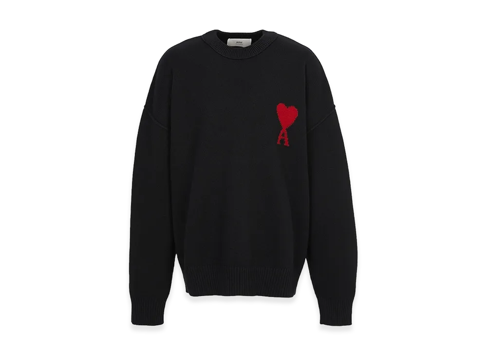 AMI PARIS De Coeur Crew Neck Sweater 