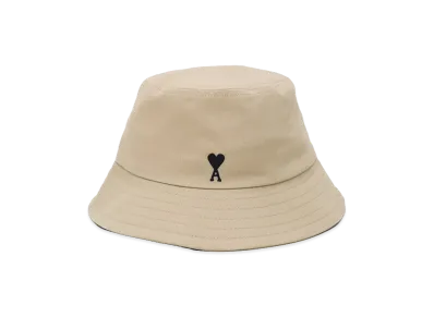 AMI PARIS Bucket Hat "Whitecoffee"