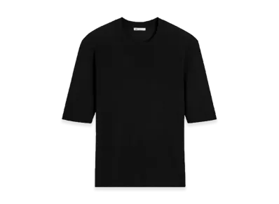 AMI PARIS Women's Light Fluid T-Shirt "Black"
