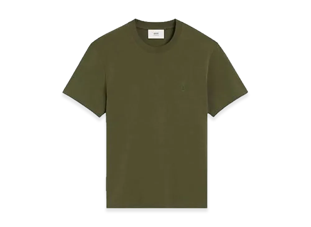 AMI PARIS Classic Fit T-Shirt "Loden"