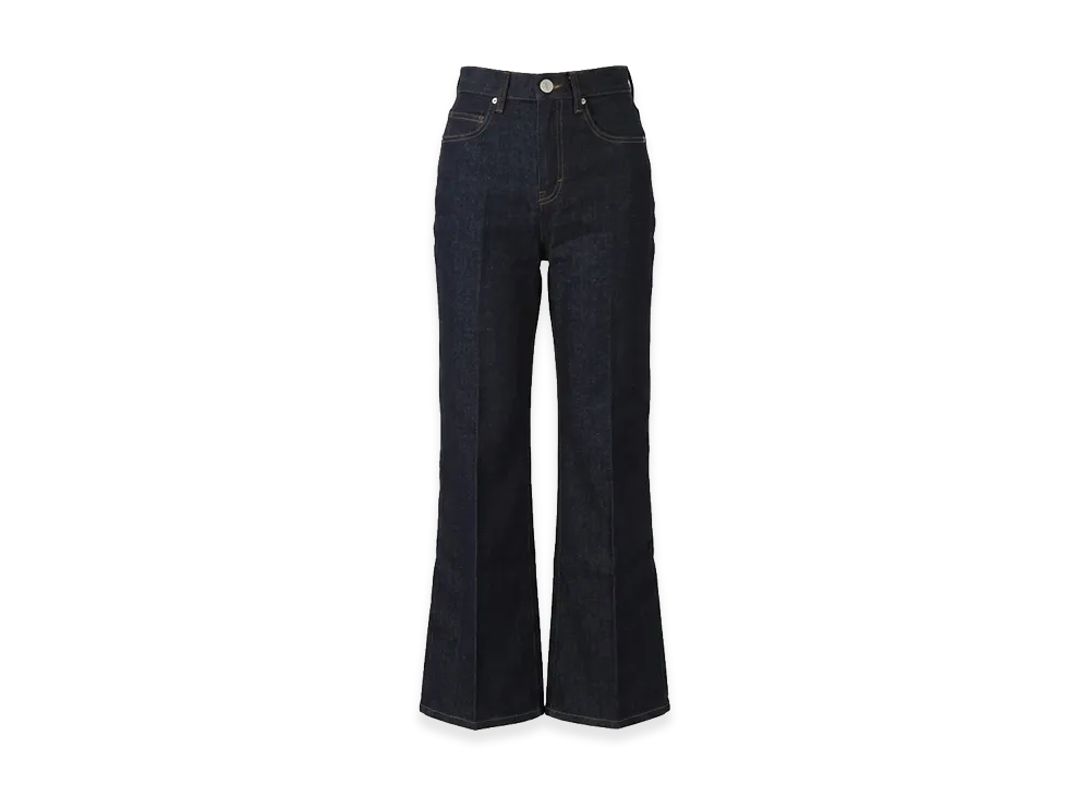 AMI PARIS Women's Flare Fit Denim Jeans "Indigo"