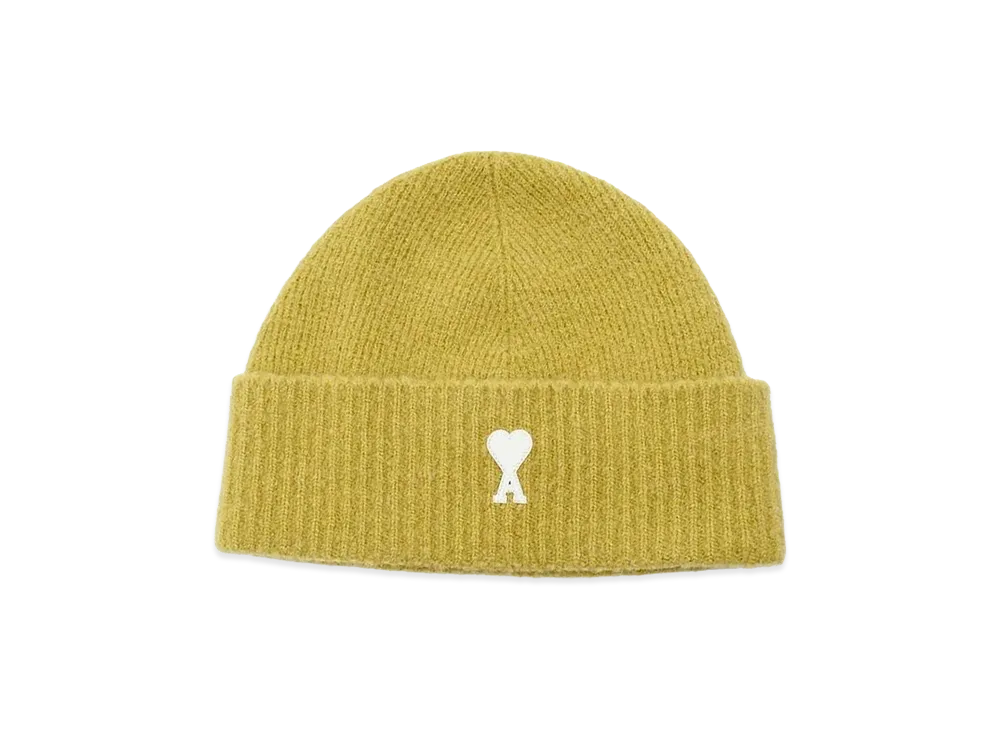 AMI PARIS Women's Cloudy Beanie "Lgreen/White"