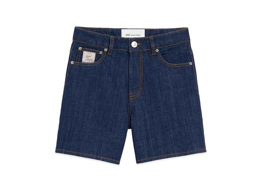 AMI PARIS Women's Denim Shorts "Blue"