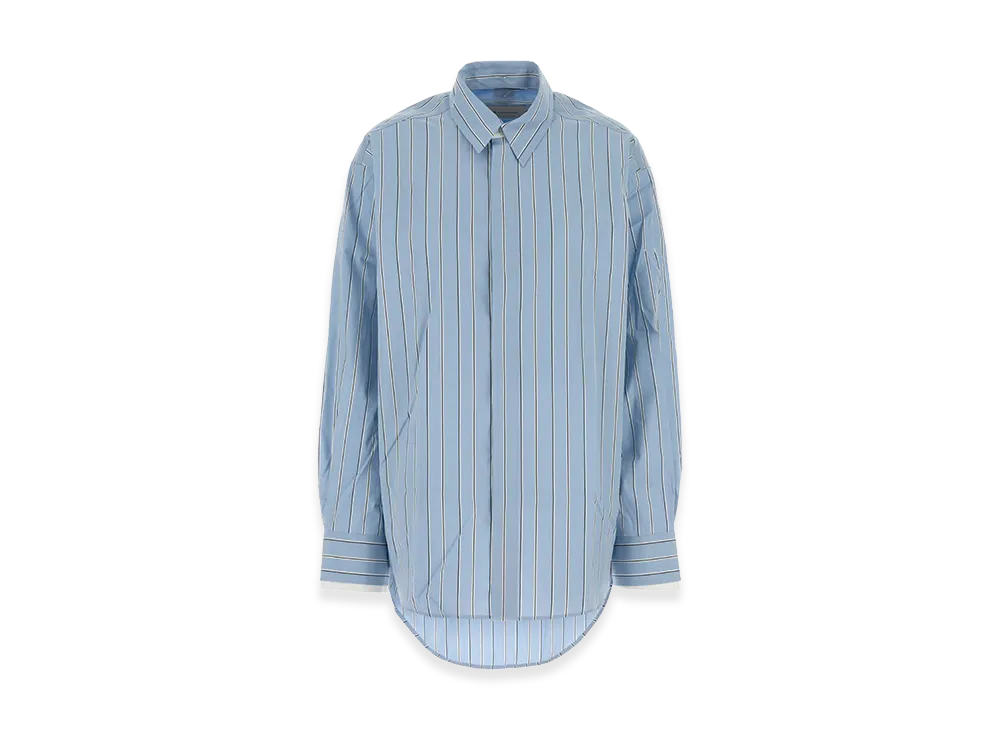 AMI PARIS Women's Shirts "Bleu Cachemire/Ivoire"