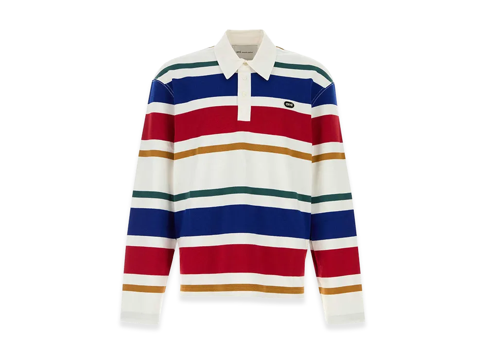 AMI PARIS Polo "Whitebluered"