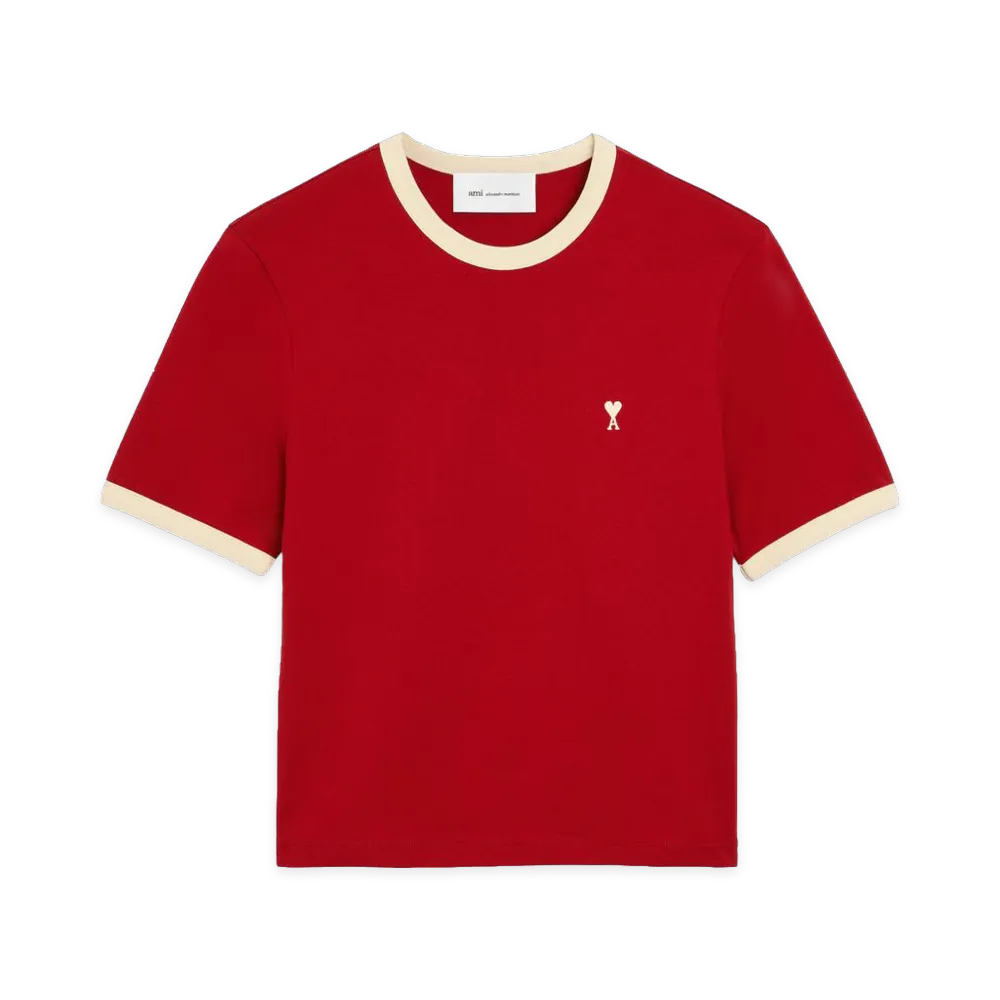AMI PARIS Ami T-Shirts "Red"