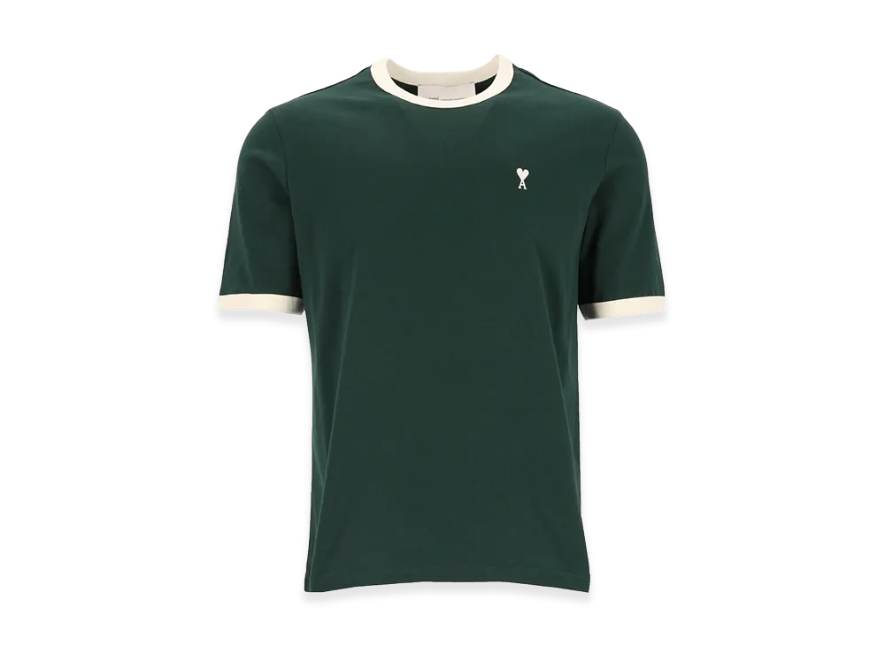 AMI PARIS Ami De Cur T-Shirt "Green"