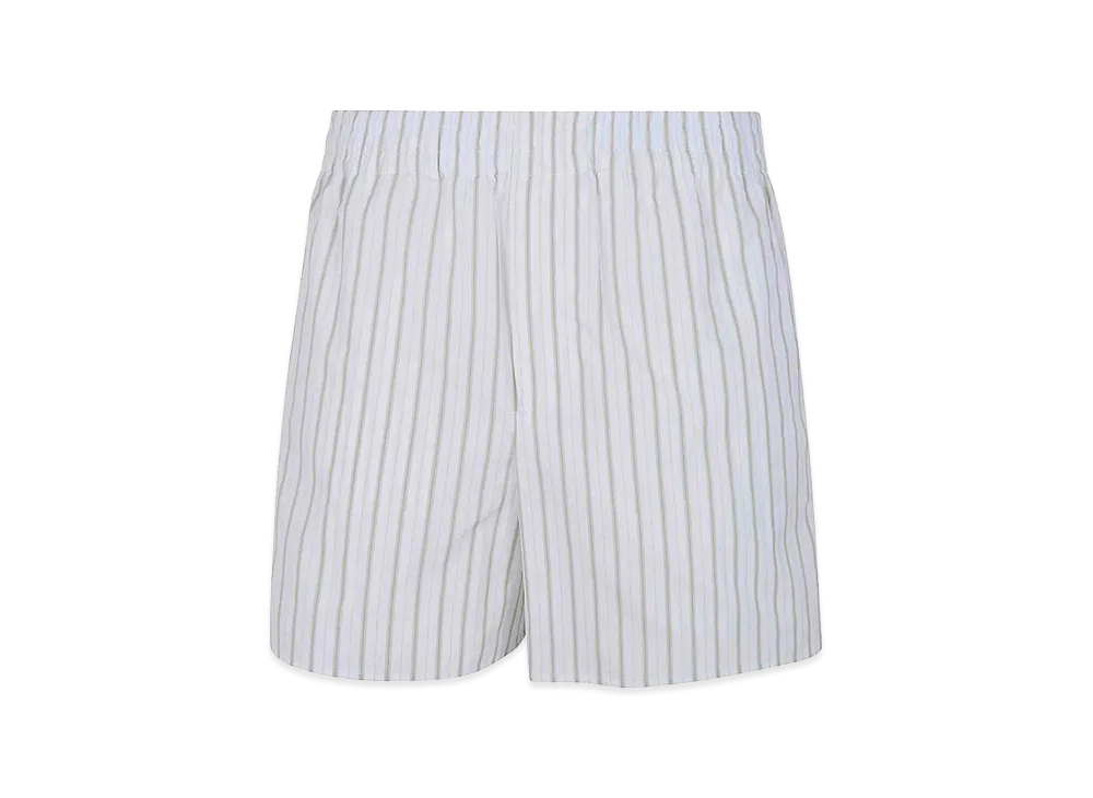 AMI PARIS Women's Elasticated Shorts "White"