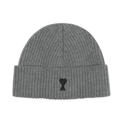 AMI PARIS Ami De Coeur Beanie "Gray"