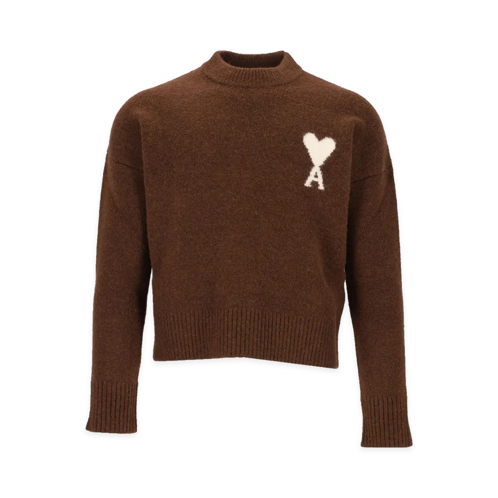AMI PARIS Women's Sweater "Brown"