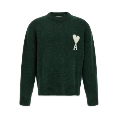 AMI PARIS Ami De Coeur Sweater "Green"