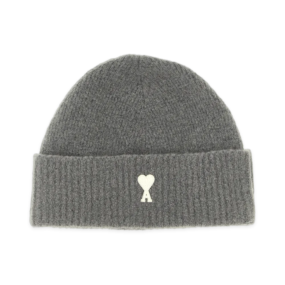 AMI PARIS Ami De Cur Beanie "Gray"