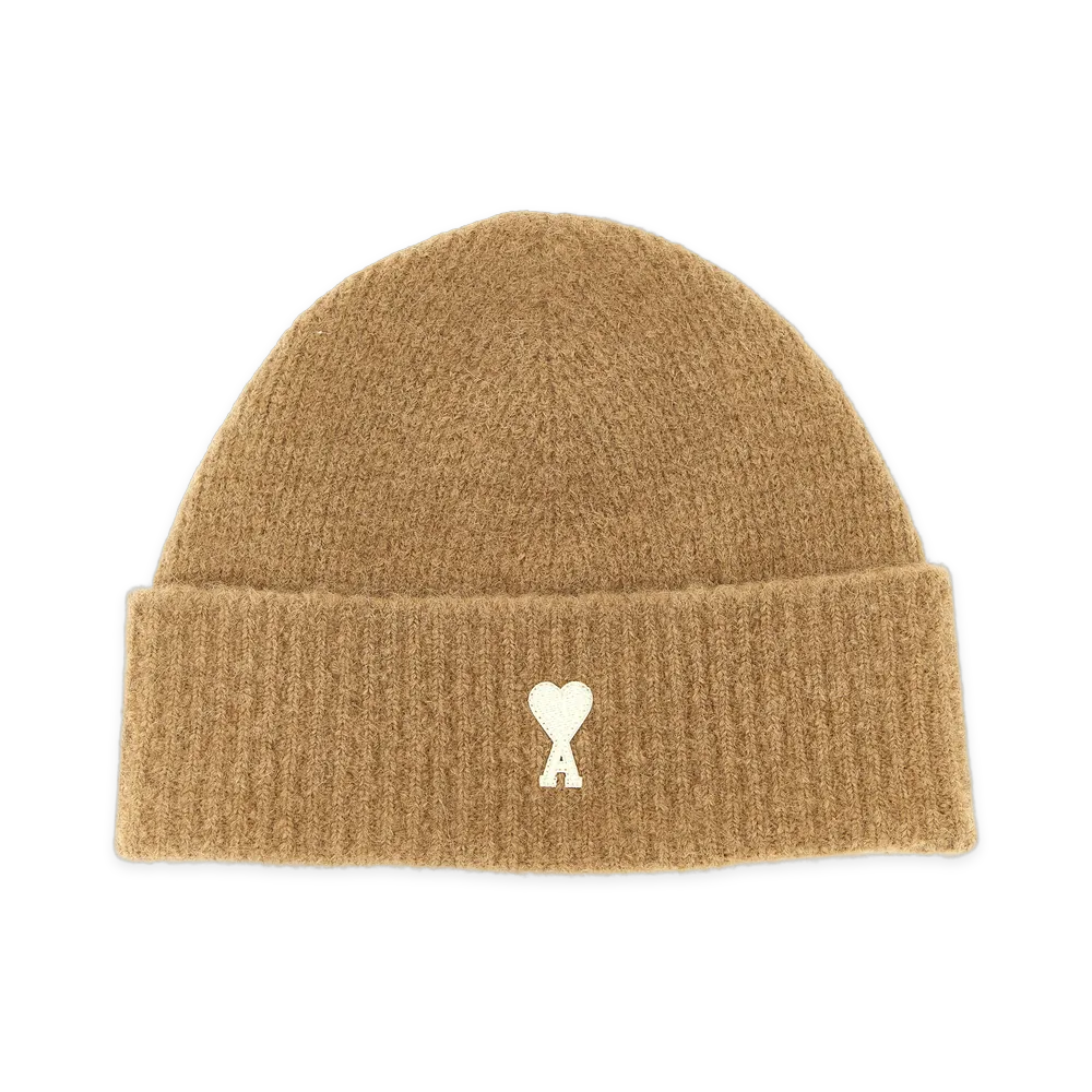 AMI PARIS Ami De Cur Beanie "Beige"