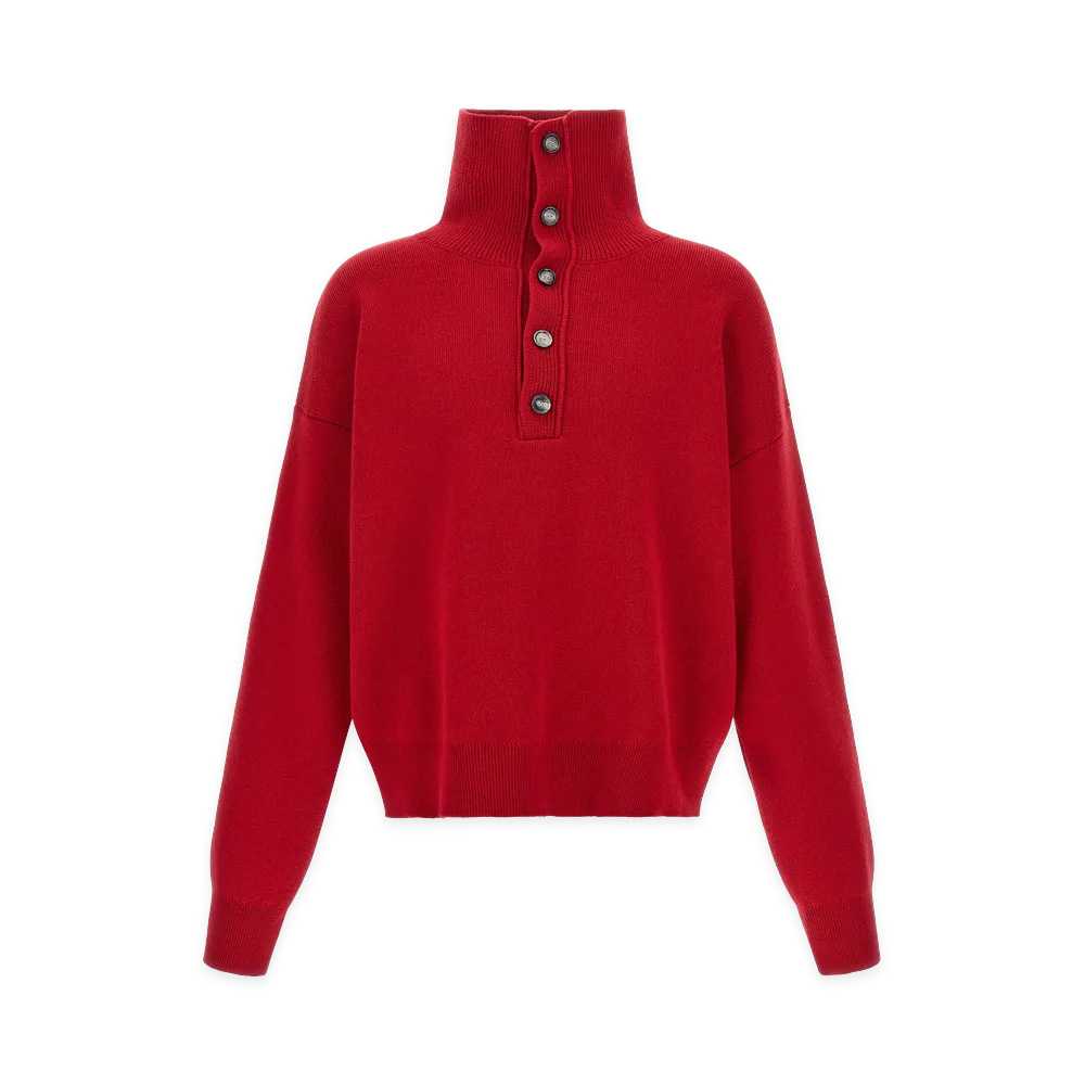 AMI PARIS Ami De Cur Sweater "Red"