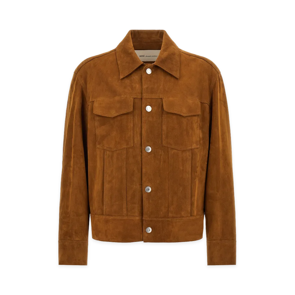 AMI PARIS Trucker Jacket "Brown"