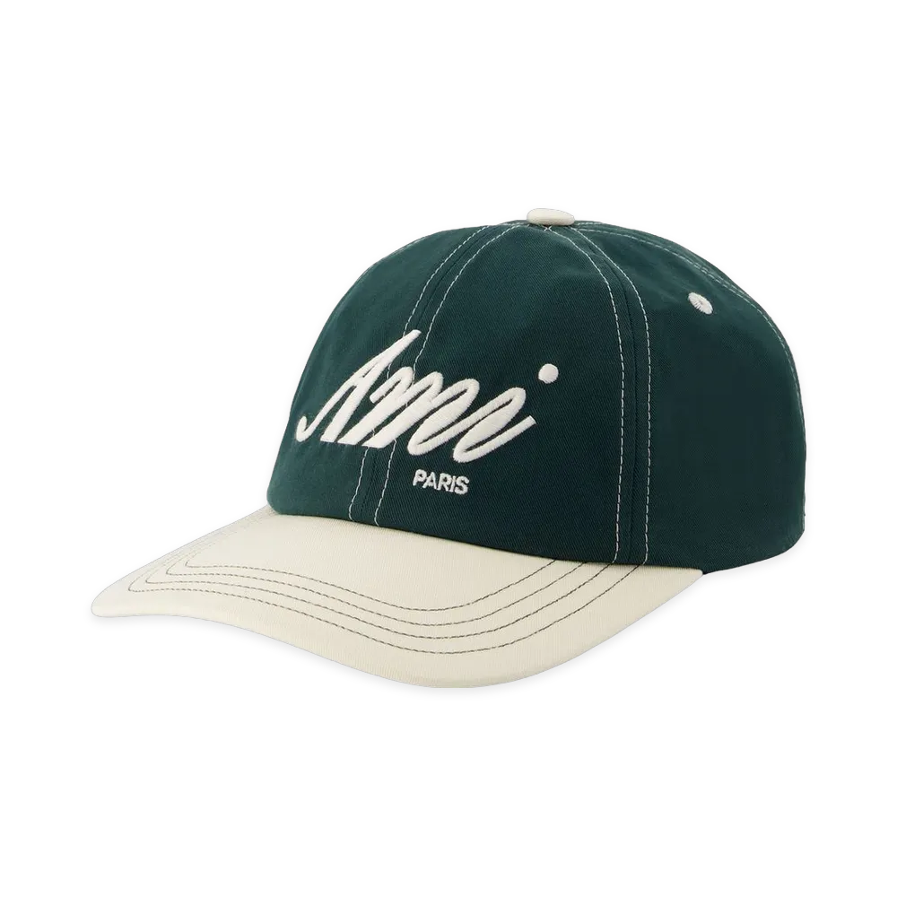 AMI PARIS Ami Cap Cotton "Green"