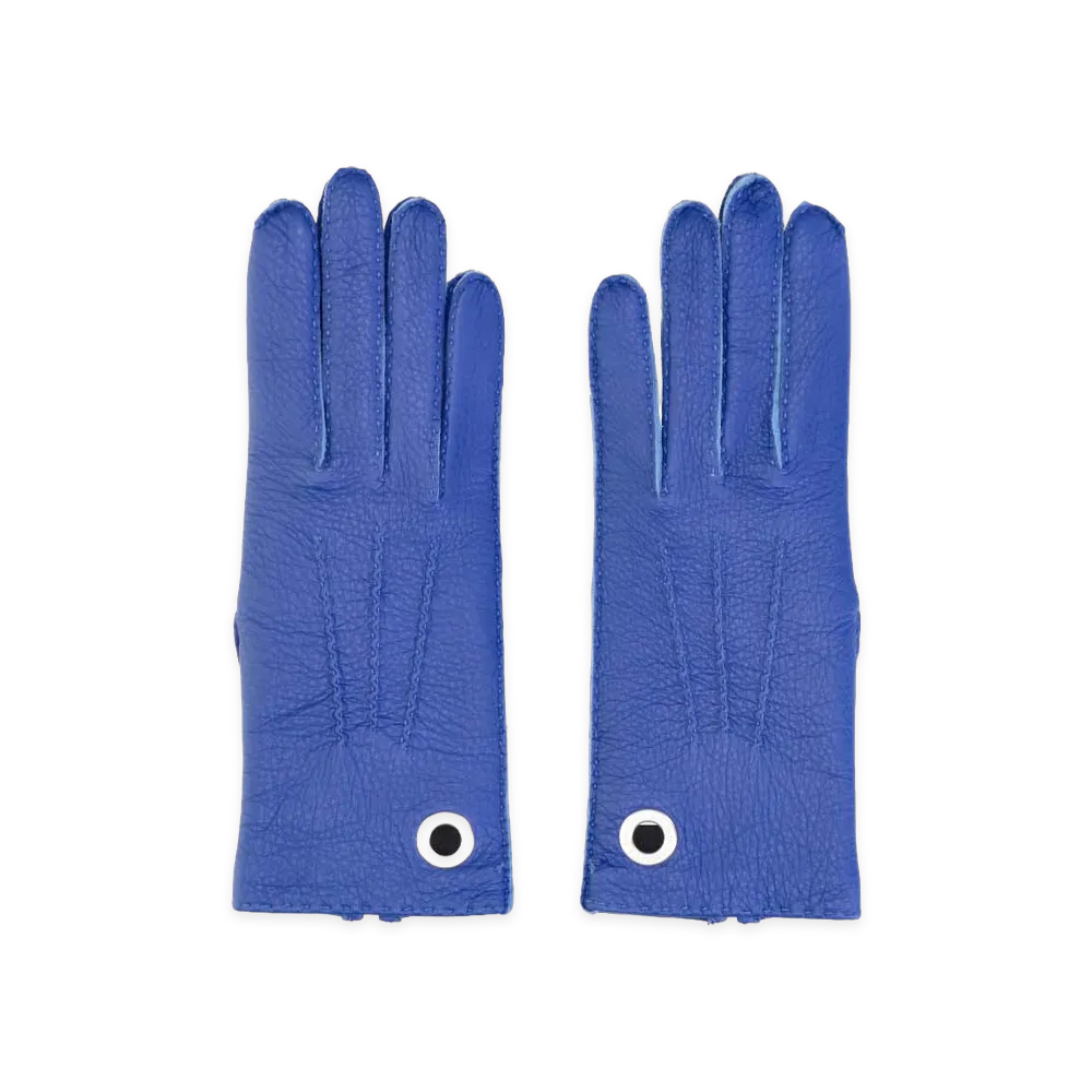 AMI PARIS Women's Ami Gloves "Blue"