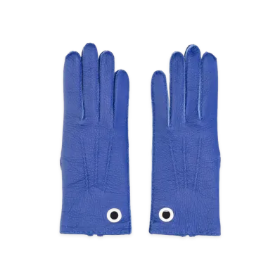 AMI PARIS Women's Ami Gloves "Blue"