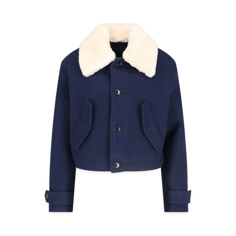 AMI PARIS Women's Ami Jackets "Blue"