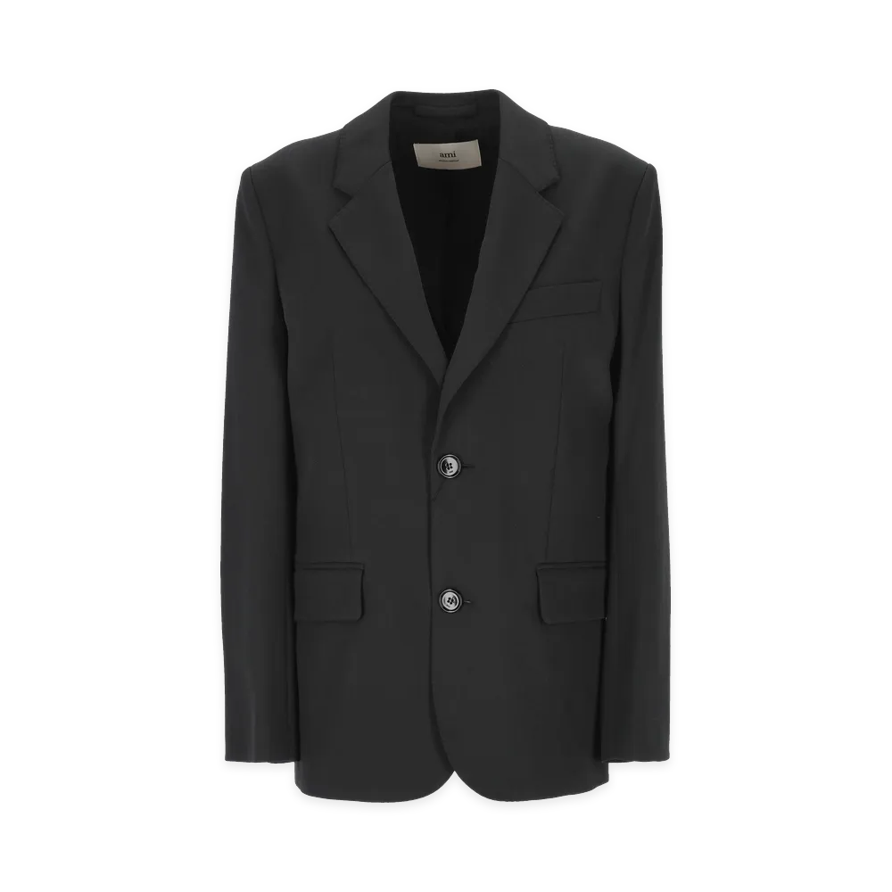 AMI PARIS Women's Ami Jackets Anthracite "Charcoal"