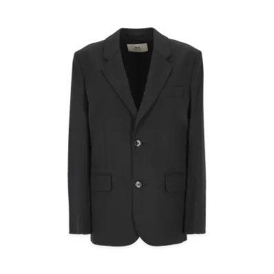 AMI PARIS Women's Ami Jackets Anthracite "Charcoal"