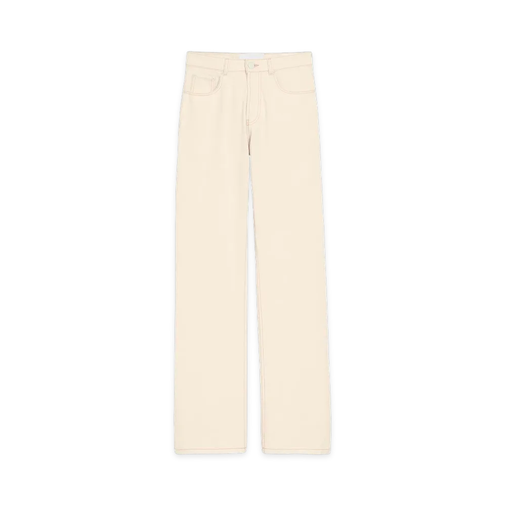 AMI PARIS Women's Ami Jeans "White"