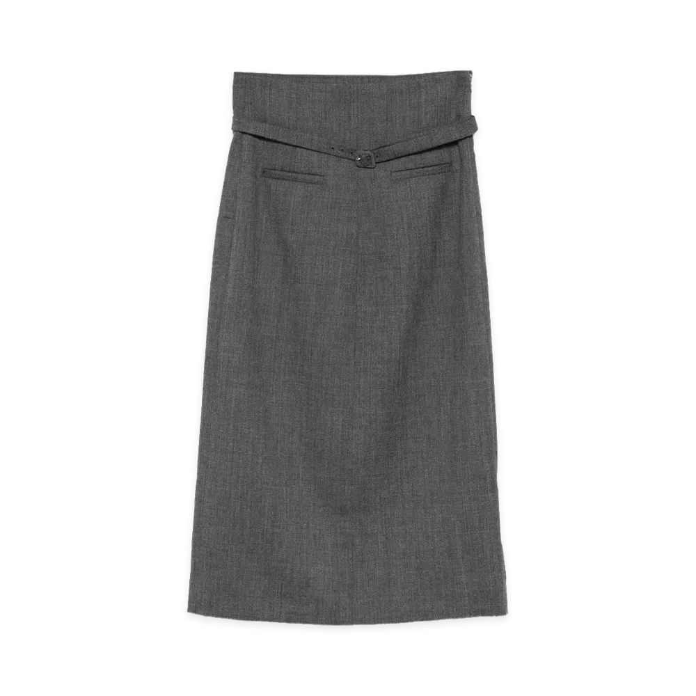AMI PARIS Women's Ami Skirts "Gray"
