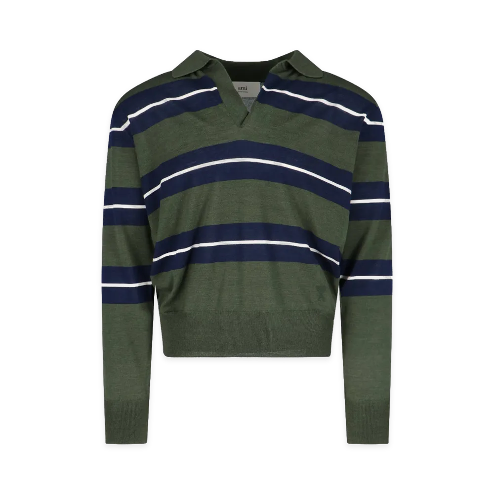 AMI PARIS Ami Sweaters "Green"