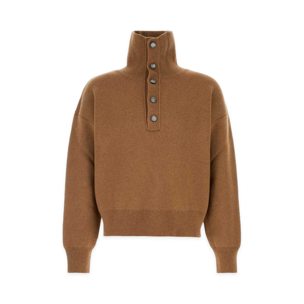 AMI PARIS Wool Sweater "Brown"