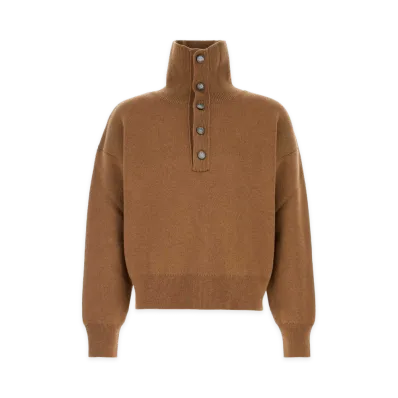 AMI PARIS Wool Sweater "Brown"