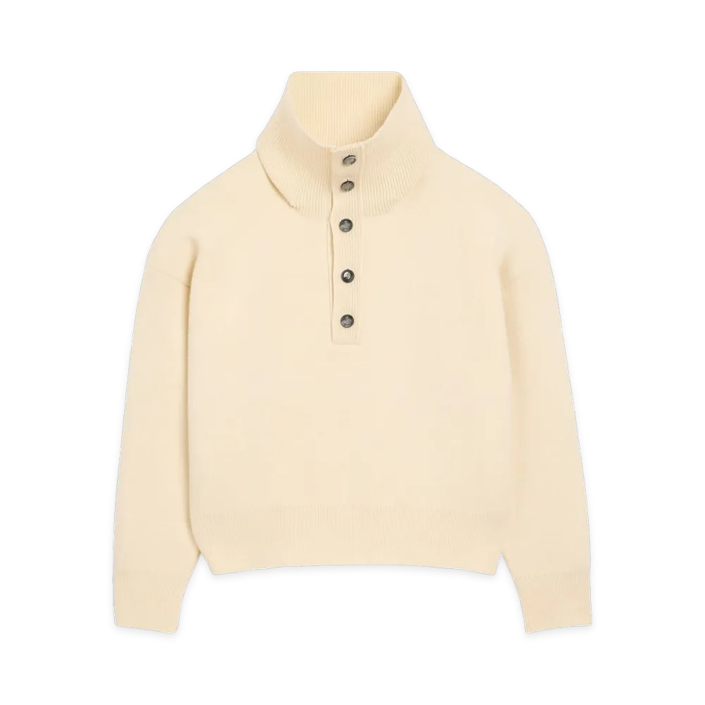 AMI PARIS Ami Sweaters "Ivory"