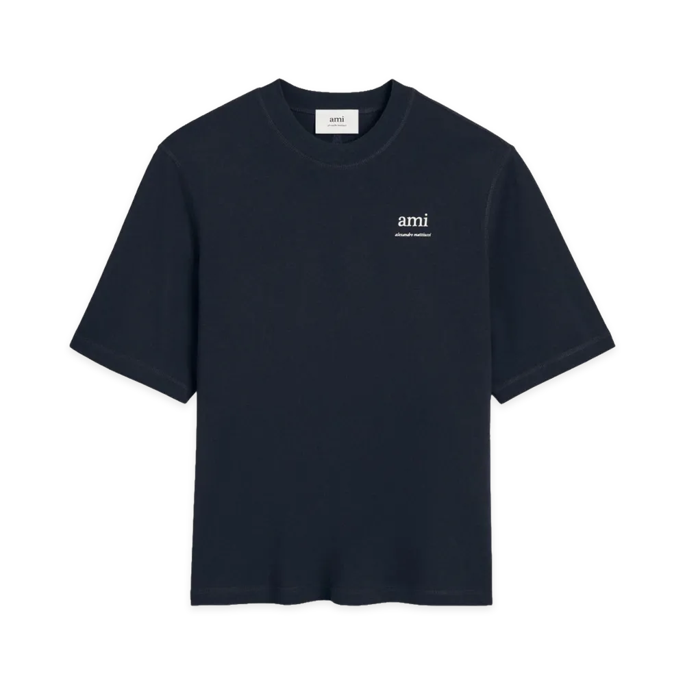 AMI PARIS Ami T-Shirts "Navy"