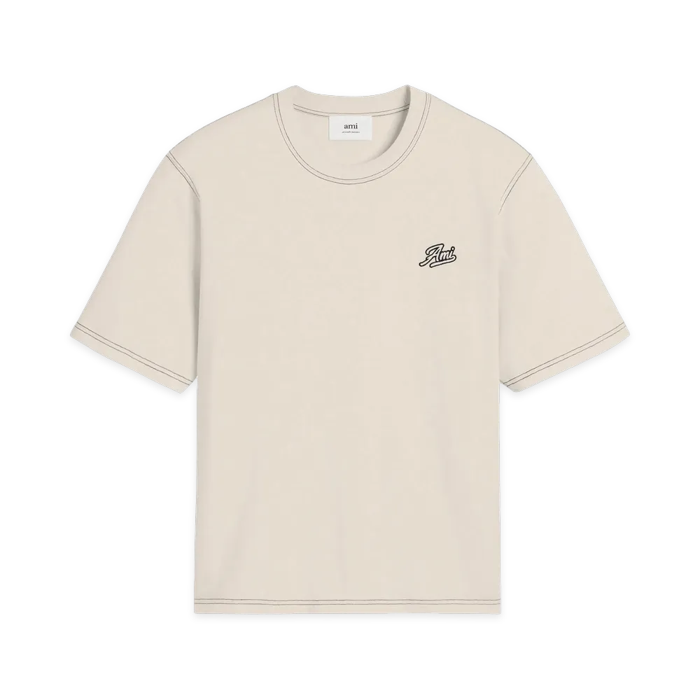 AMI PARIS Ami T-Shirts "Beige"