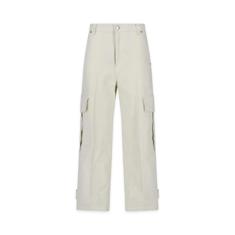 AMI PARIS Women's Ami Trousers "White"