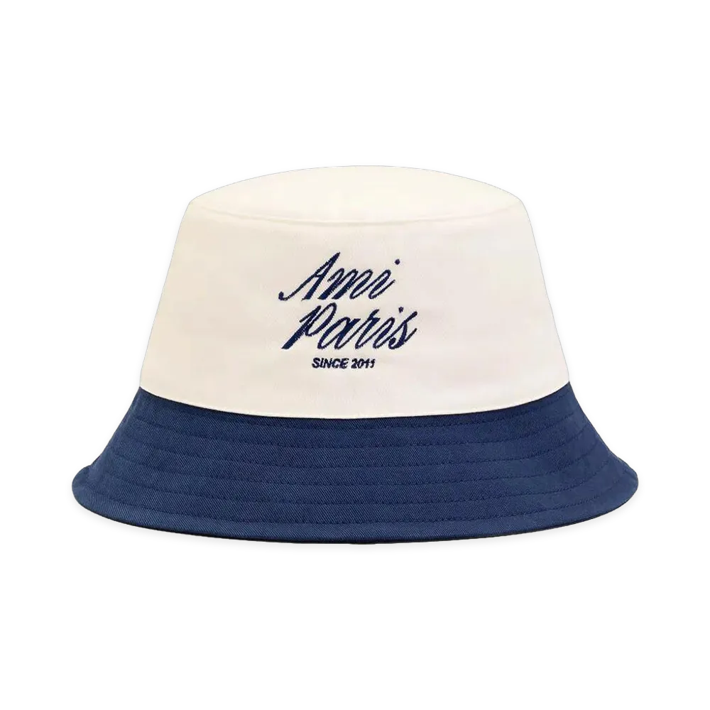AMI PARIS Bicolor Hat "Blue"