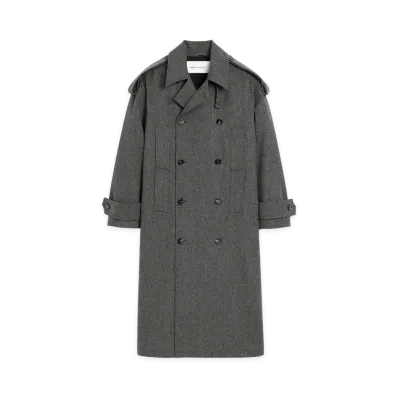 AMI PARIS Coats "Gray"