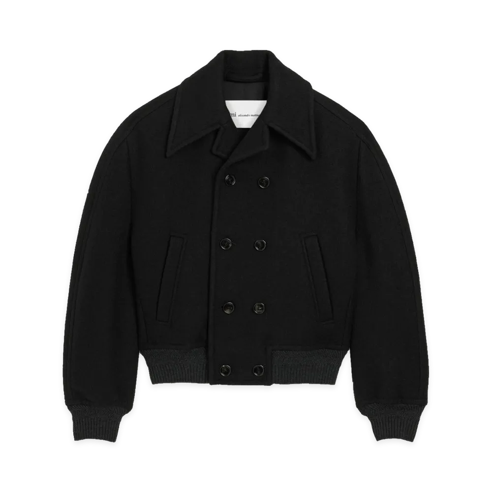 AMI PARIS Women's Coats "Black"
