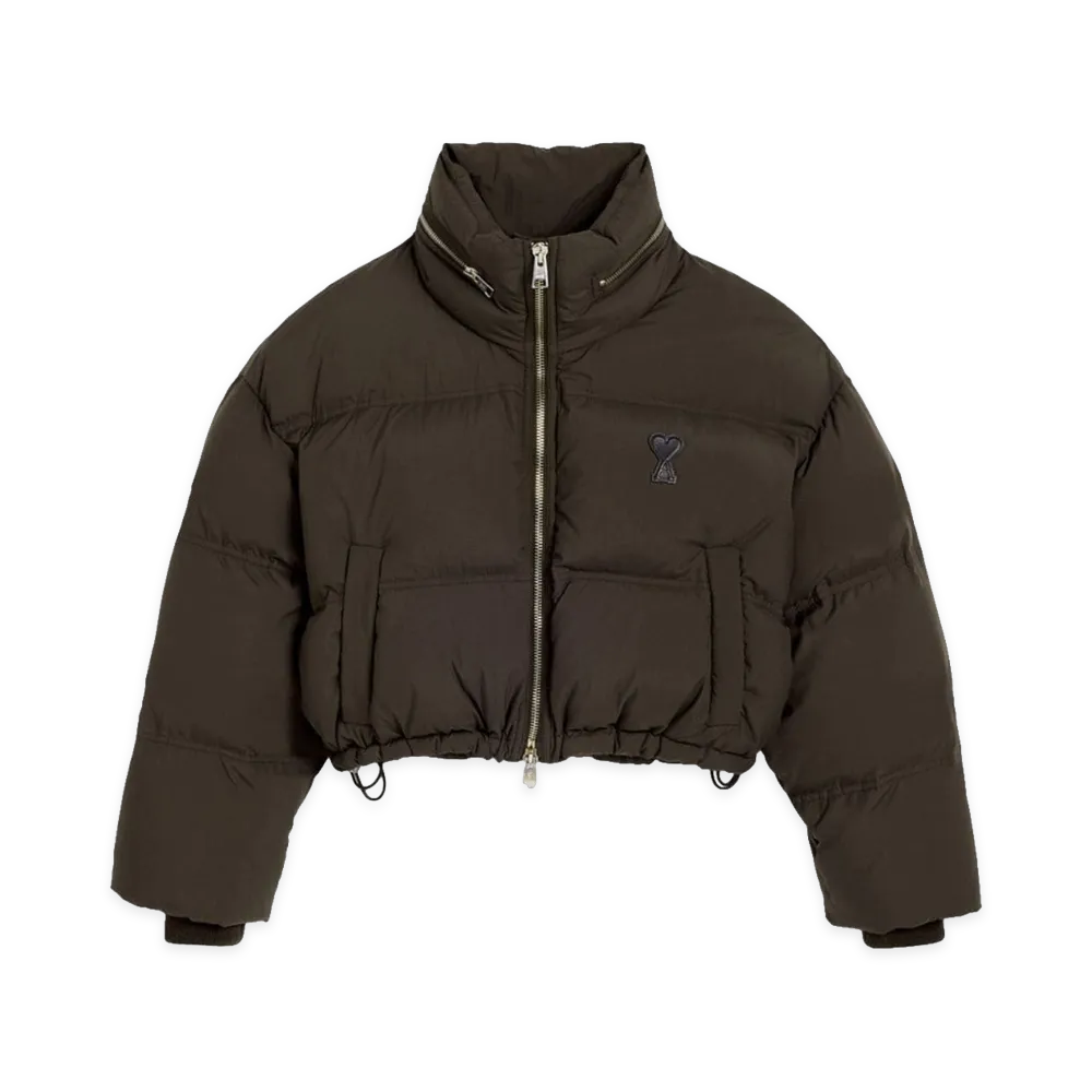 AMI PARIS Women's Coats "Brown"