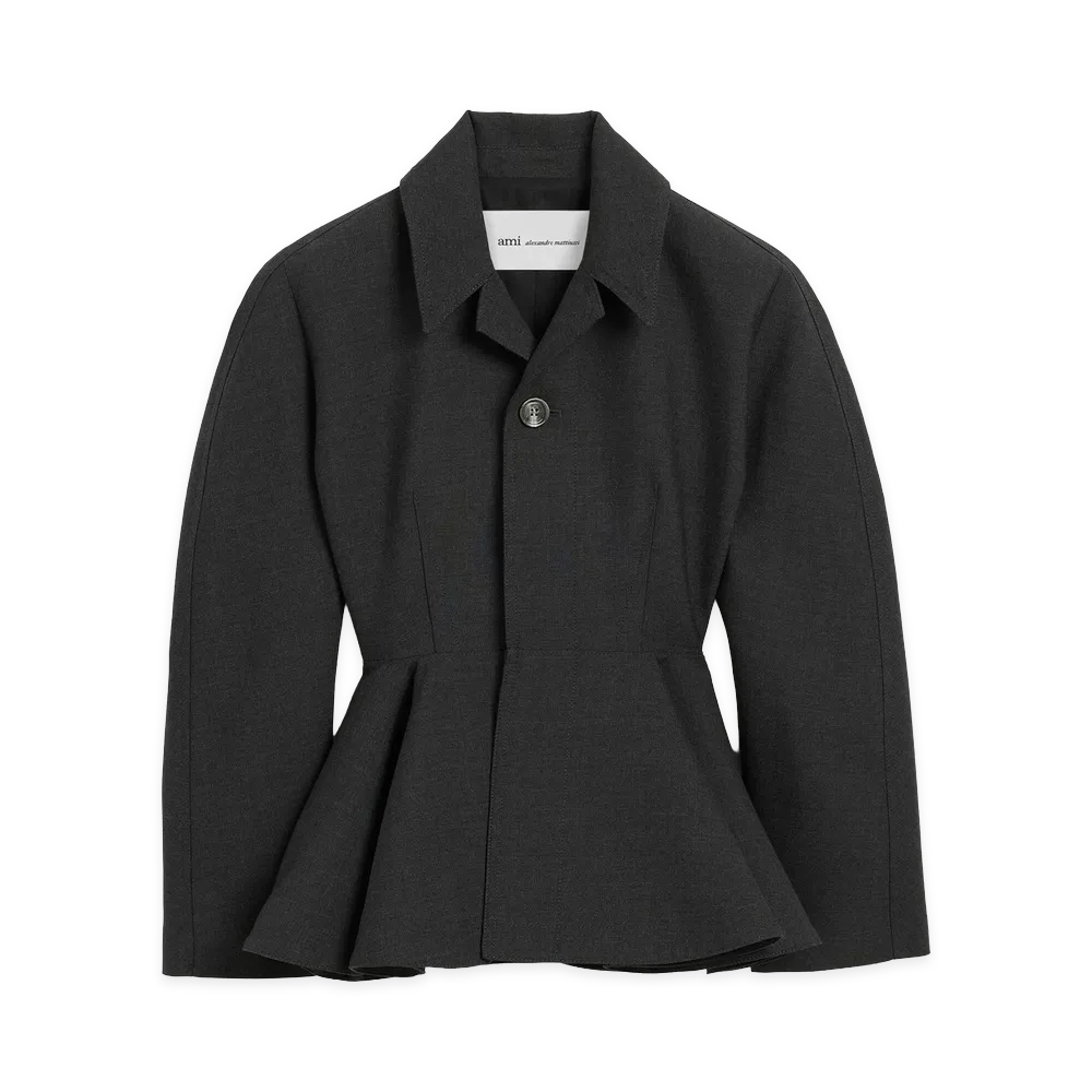 AMI PARIS Women's Jackets "Gray"