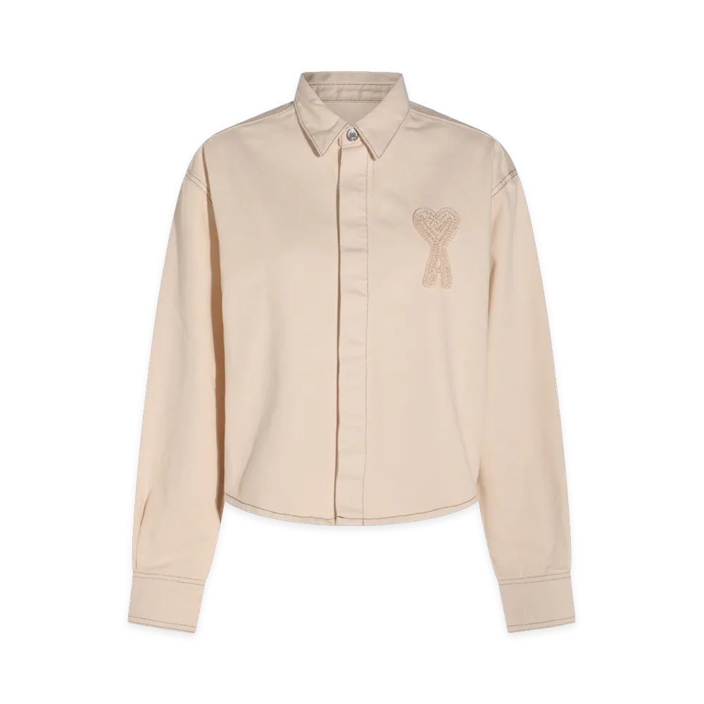 AMI PARIS Women's Jackets "Ivory"