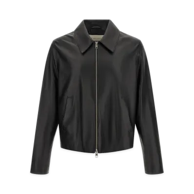 AMI PARIS Leather Jacket "Black"