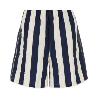 AMI PARIS Printed Polyester Swimming Shorts "Blue"