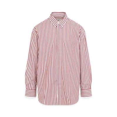 AMI PARIS Large Striped Shirt "Red/White"